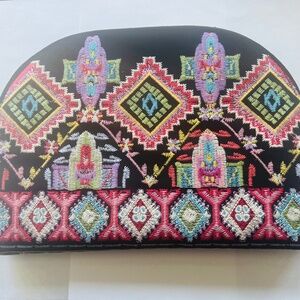 Velvet Embroidered Jewelry Case